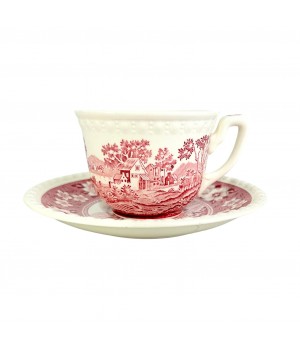 Чайная пара Villeroy Boch, Rusticana, кракелюр, желтые пятна. Германия