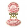 Блюдца Villeroy Boch, Rusticana, красная посуда. Германия