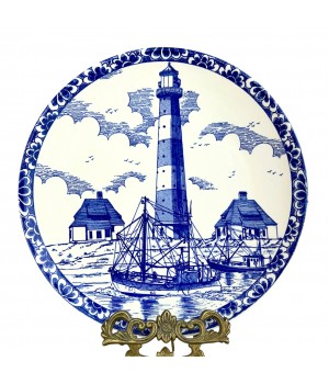 Декоративная тарелка Маяк, R. Wegst. Голландия