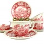 Чайные пары Villeroy Boch, Rusticana, красная посуда. Германия