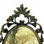 Картинка, шелкография Олени, в бронзовой раме. Италия