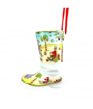 Ёлочная игрушка Рождественский Сапог 2003 год, Hutschenreuther. Германия