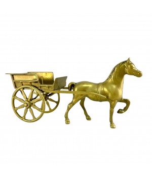 Статуэтка конь, лошадь с повозкой, фигура, коллекционная. Германия