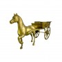 Статуэтка конь, лошадь с повозкой, фигура, коллекционная. Германия