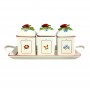 Банки для специй на подносе Villeroy & Boch, Petite Fleur Charm. Германия