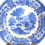 Тарелки пирожковые Villeroy Boch, Burgenland, синяя посуда. Германия