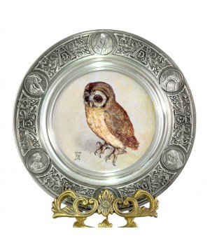 Декоративная тарелка Сова, Albrecht Durer. Германия