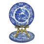 Пирожковые тарелки Английская деревня, English Ironstone, синие. Англия