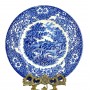 Пирожковые тарелки Английская деревня, English Ironstone, синие. Англия