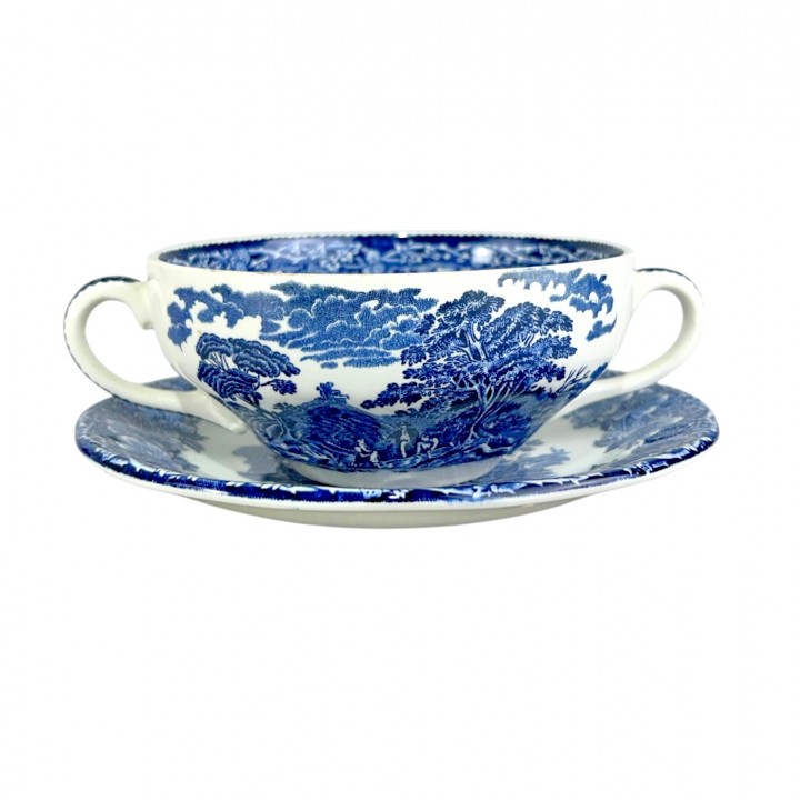 Бульонная пара Wedgwood, Woodland. Англия