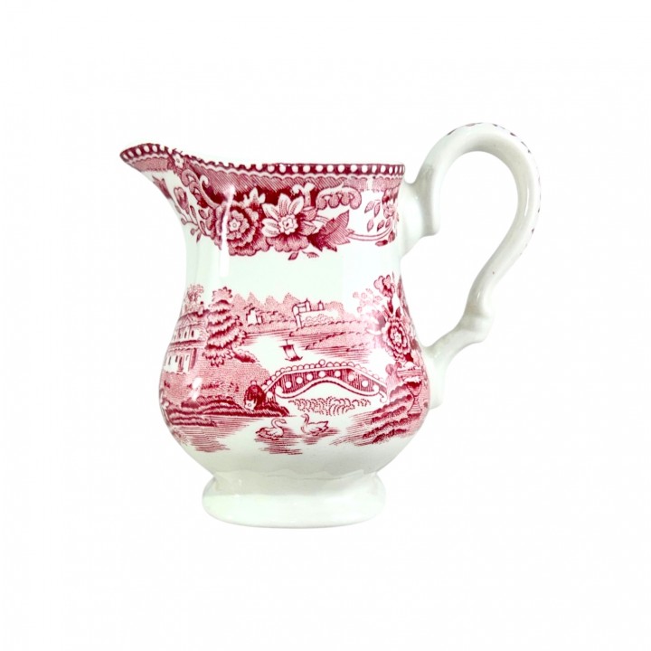 Молочник, сливочник Myotts, Tonquin, красная посуда. Англия