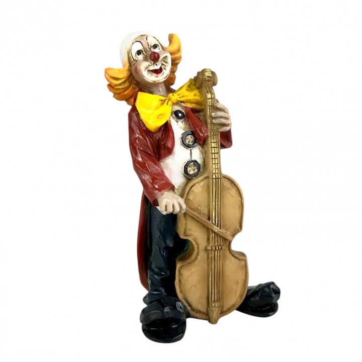 Клоун музыкант c контрабасом Vivian C. Германия