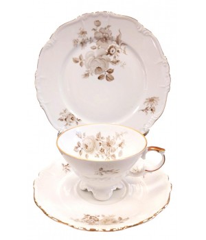 Чайное трио Edelstein, фарфор. Германия