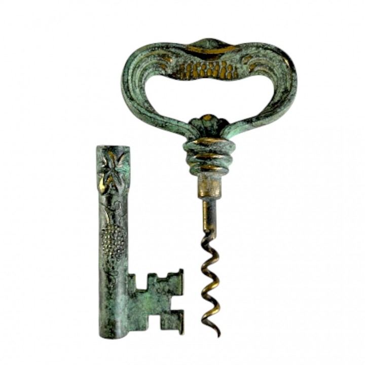 Штопор Ключ, бронза, Виноградная лоза. Германия