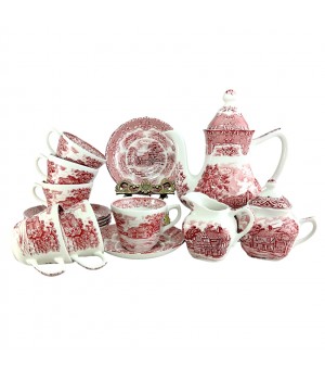Чайный сервиз, пары Grindley, English Country Inns. Англия