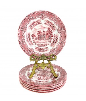 Пирожковые тарелки Grindley, English Country Inns. Англия