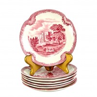 Блюдца Замки, Johnson Bros, Old Britain Castles. Англия