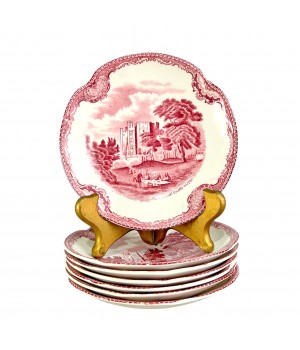 Блюдца Замки, Johnson Bros, Old Britain Castles. Англия