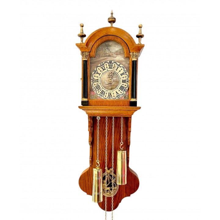 Часы настенные Zaanse Clock, механические (15). Голландия