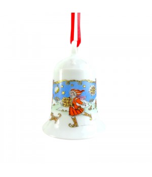 Колокольчик Рождественский 1990 год, Hutschenreuther. Германия