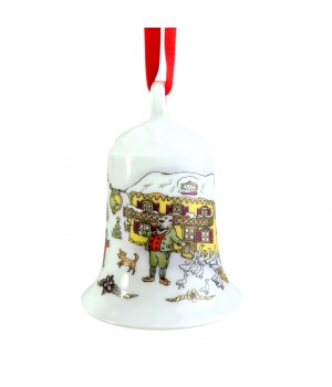 Колокольчик Рождественский 1992 год, Hutschenreuther. Германия
