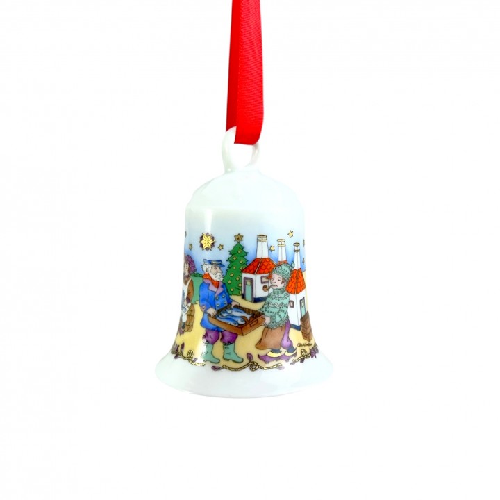 Колокольчик Рождественский 1994 год, Hutschenreuther. Германия