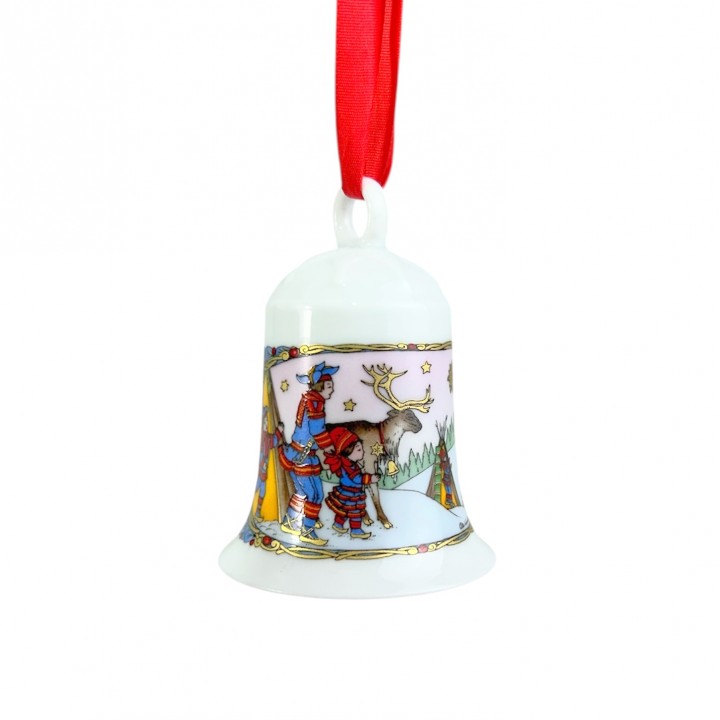  Колокольчик Рождественский 1995 год, Hutschenreuther. Германия