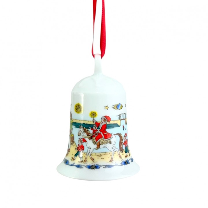  Колокольчик Рождественский 1999 год, Hutschenreuther. Германия