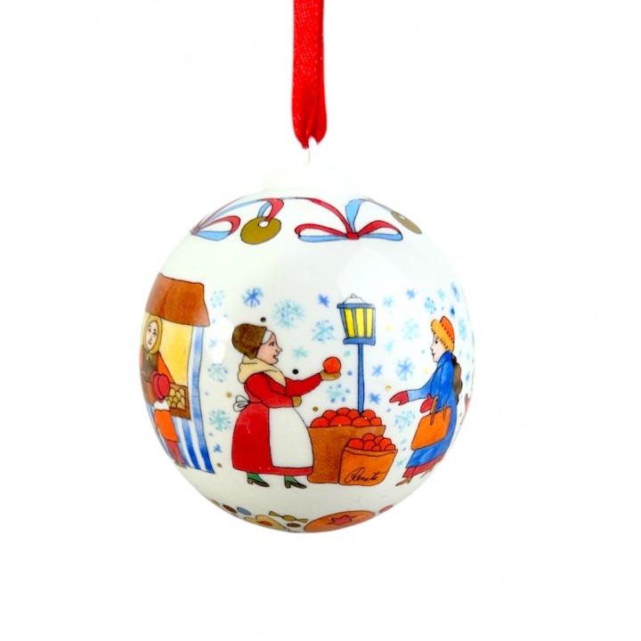 Шар на елку Рождественский 2019 год, Hutschenreuther. Германия