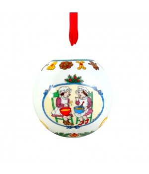 Шар на елку Рождественский 1996 год, Hutschenreuther. Германия