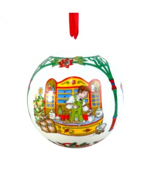 Шар на елку Рождественский 1998 год, Hutschenreuther. Германия