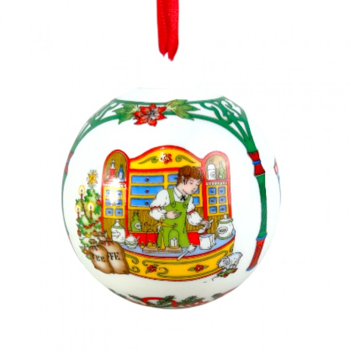 Шар на елку Рождественский 1998 год, Hutschenreuther. Германия