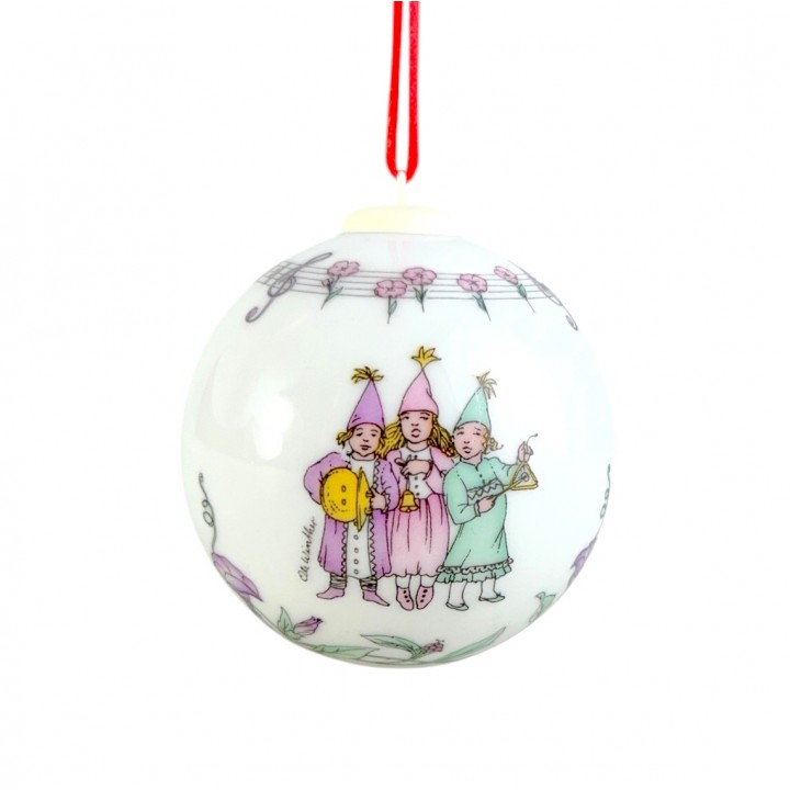 Шар на елку Рождественский 1990 год, Hutschenreuther. Германия