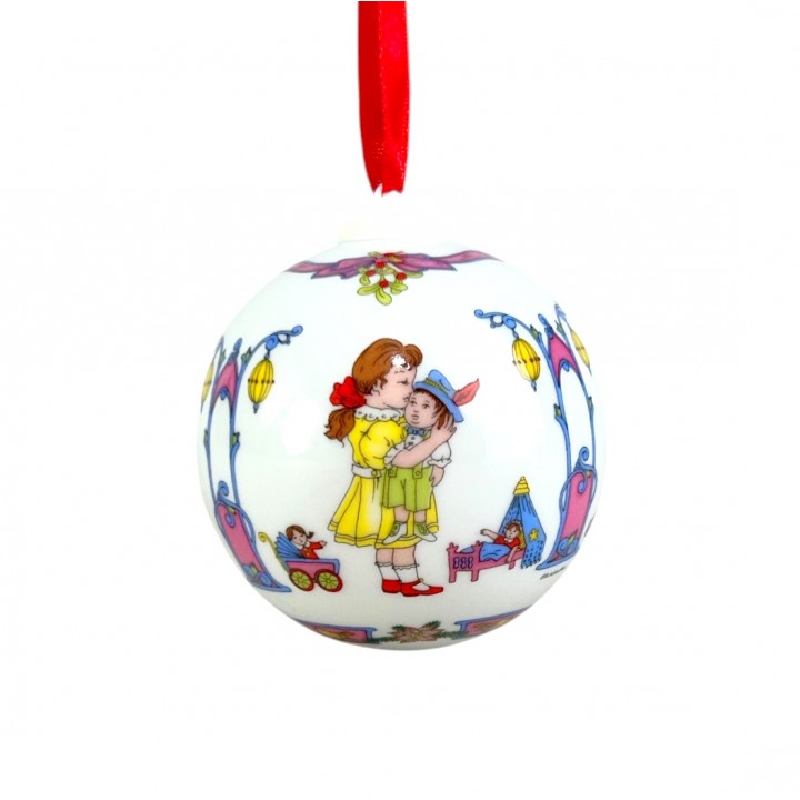 Шар на елку Рождественский 2002 год, Hutschenreuther. Германия