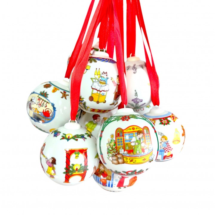 Шары на елку Рождественские, Hutschenreuther. Германия