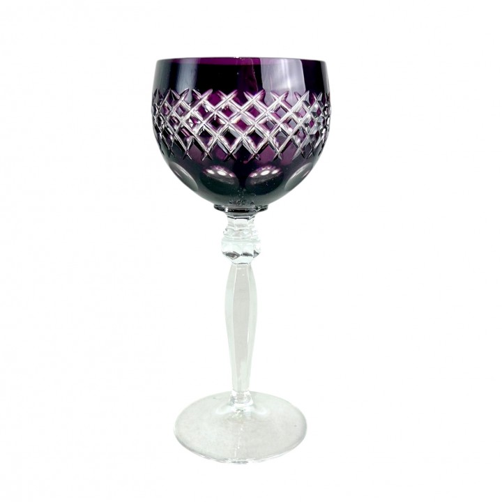 Бокал цветной хрусталь, бордовый. Германия