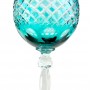 Бокал цветной хрусталь, бирюзовый. Германия