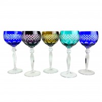  Бокалы цветной хрусталь. Германия