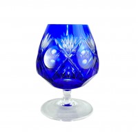 Бокал цветной хрусталь WMF, синий. Германия
