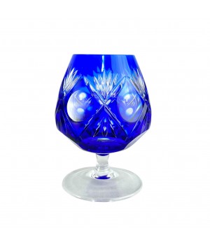 Бокал цветной хрусталь WMF, синий. Германия
