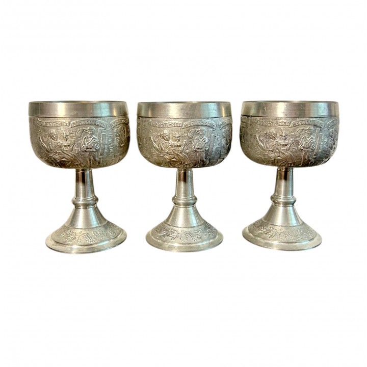 Бокал на ножке Таверна, олово SKS. Германия