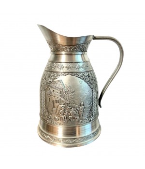 Графин, кувшин Игра на лютне Becker, олово. Германия