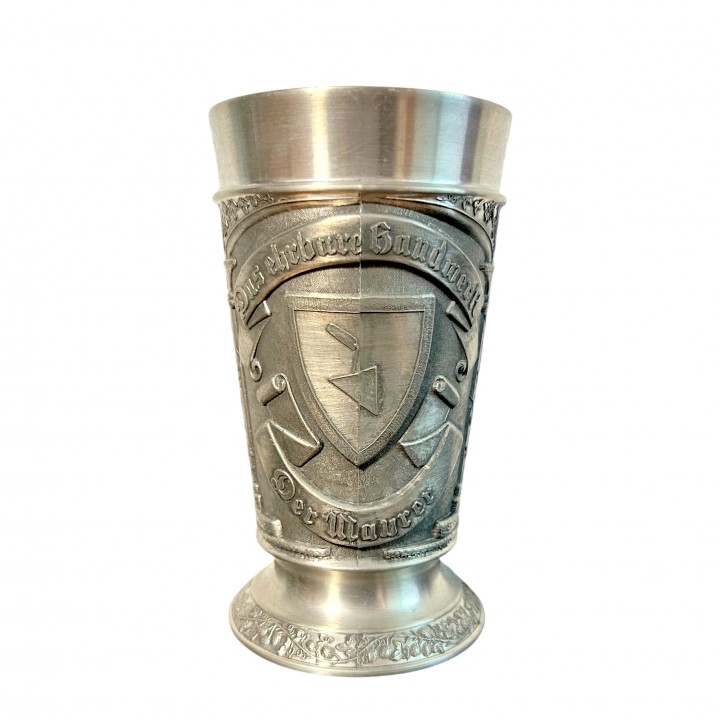 Бокал Строители, BMF, олово. Германия