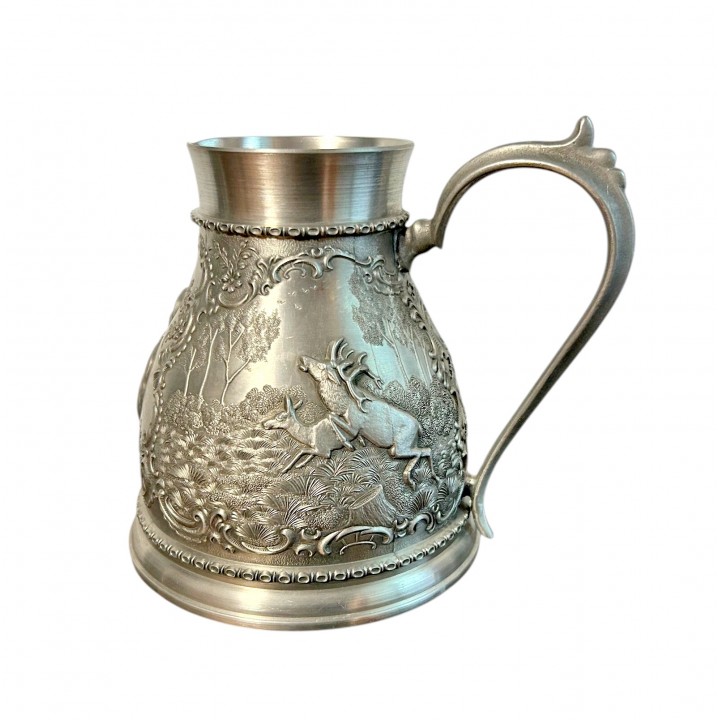 Кувшин Охота, BMF, олово. Германия