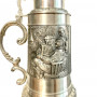 Кружка пивная, оловянная Дружеские встречи, BMF. Германия