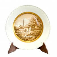 Декоративная тарелка Усадьба, Furstenberg. Германия