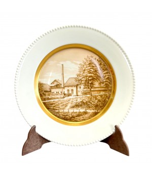 Декоративная тарелка Усадьба, Furstenberg. Германия