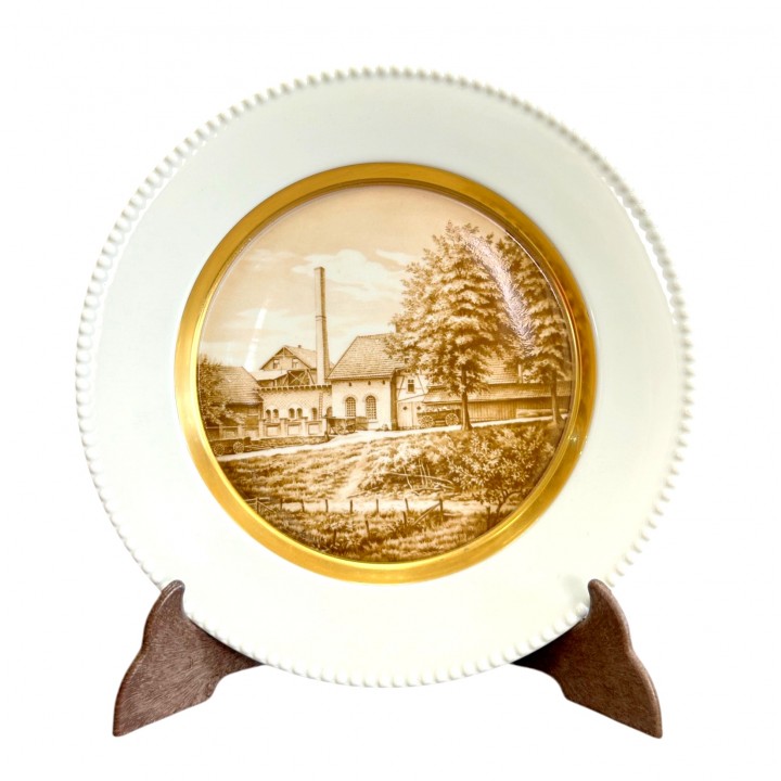 Декоративная тарелка Усадьба, Furstenberg. Германия