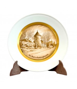 Декоративная тарелка Recklinghausen, Furstenberg. Германия
