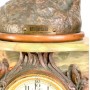 Часы антикварные, каминные с подсвечниками, Женщина, Passage du Gue 19 века